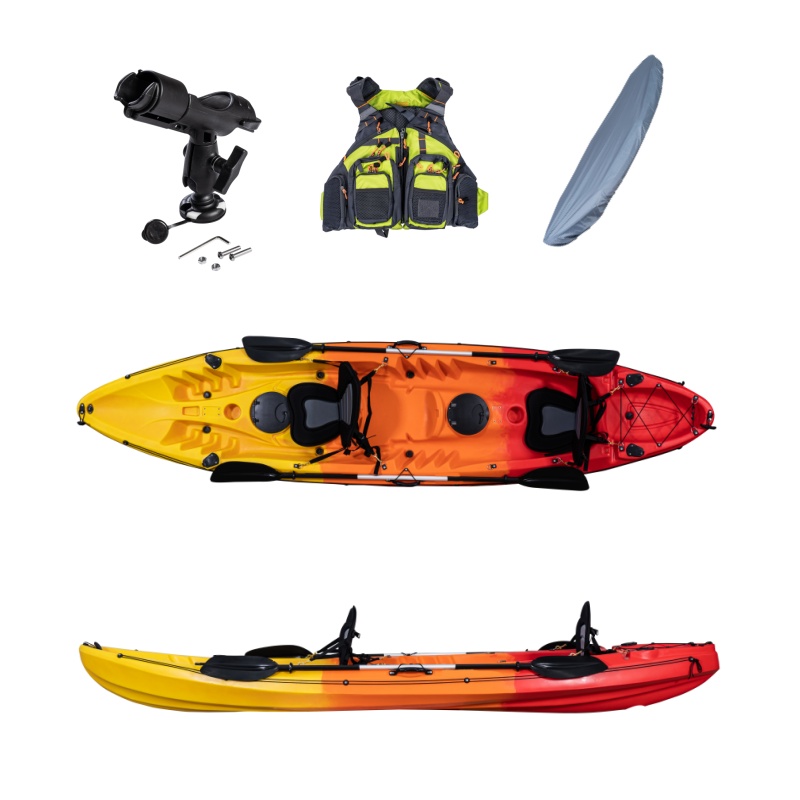 Fishing Kayak Pedal Drive - LSF 3.71M Cruising Fishing Kayak HDPE