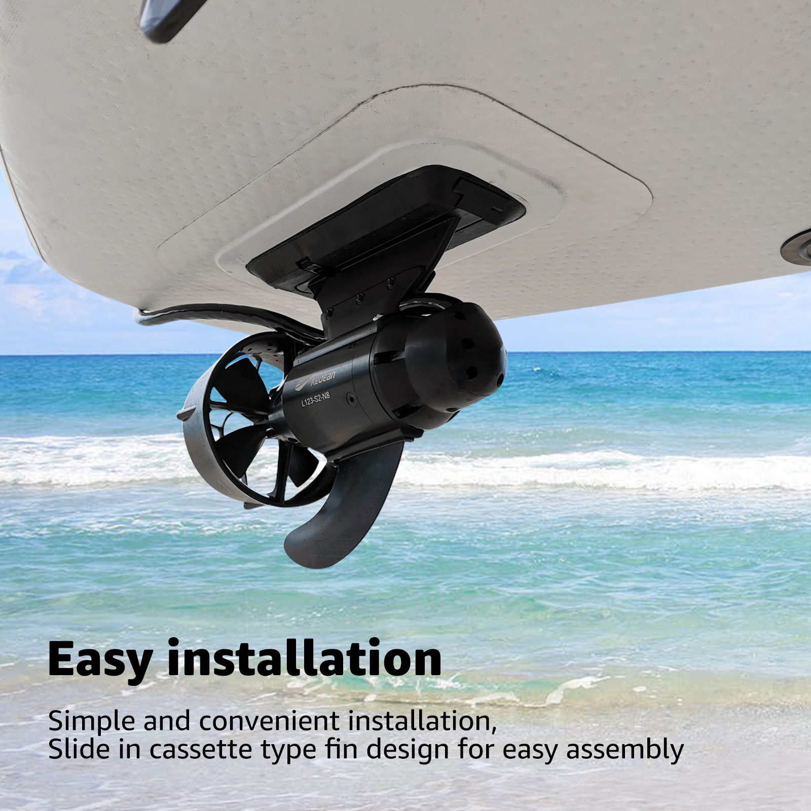 380W 600W Electric Fins Stand  - Fishing Kayak Cart ulasan dan harga