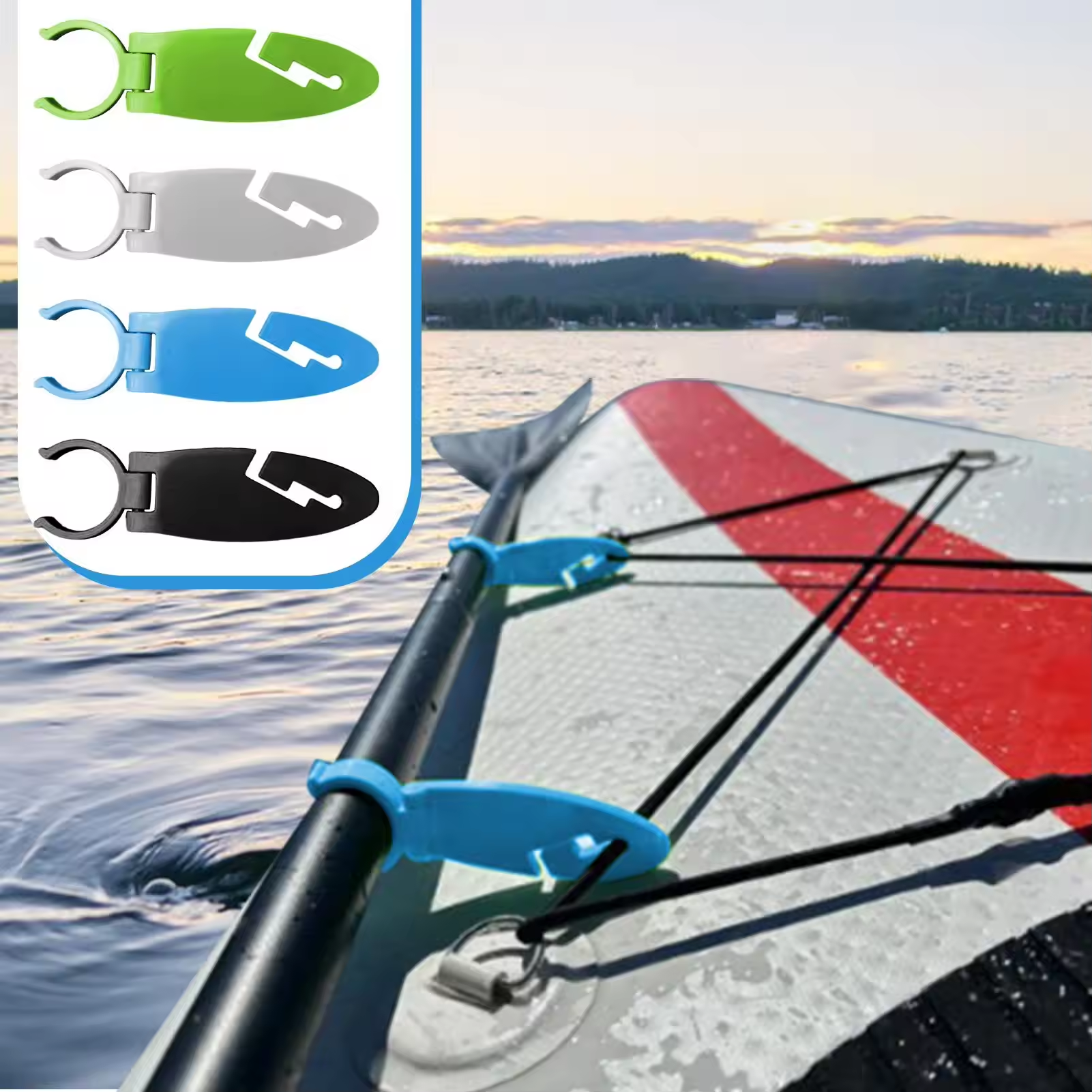 2pcs Stand Up Paddle Board Cli - Fishing Kayak Paddle ulasan dan harga