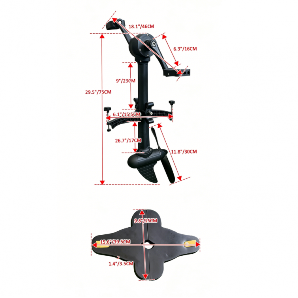 Kayak Pedal Power System, Prem - Fishing Kayak Cart ulasan dan harga